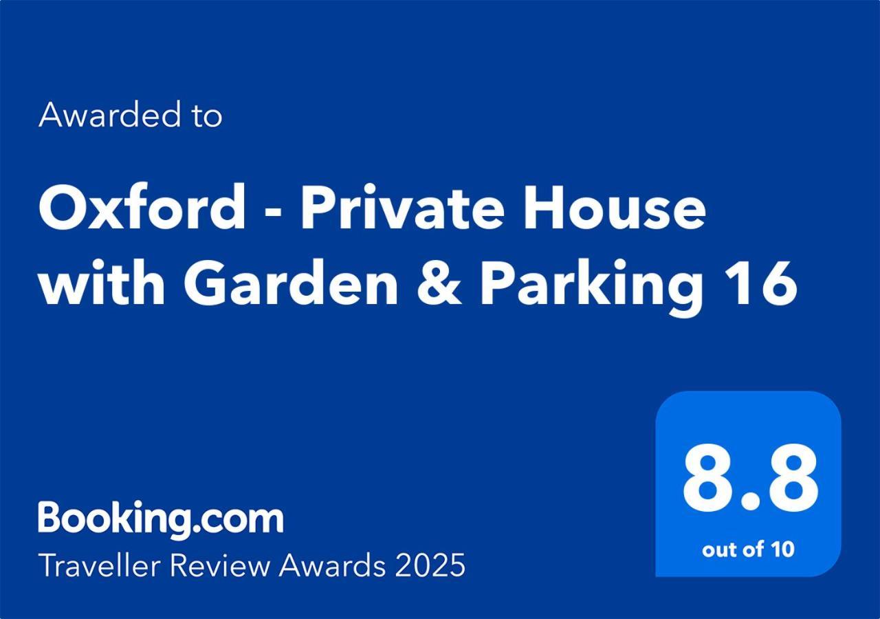 Oxford - Private House With Garden & Parking 16 Apartment Exterior photo